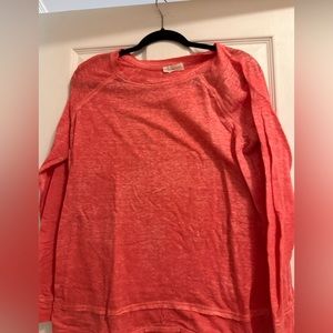 Light sweatshirt - size XS Pinkish- orange